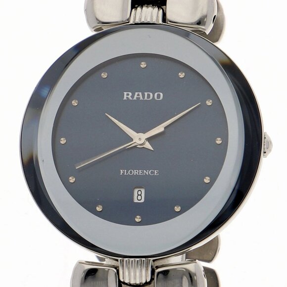 WATCH RADO 152.3716.4 Florence Navy SS QZ - Picture 1 of 8